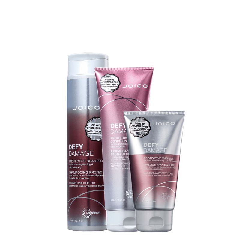 Kit Joico Defy Damage Protective - Shampoo 300 ml +  Condicionador 250 ml + Máscara 150 ml