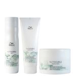 Kit Wella Professionals Nutricurls - Shampoo 250 ml + Condicionador Co- Wash 250 ml + Máscara 150 ml