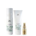 Kit Wella Professionals Nutricurls - Shampoo 250 ml + Condicionador Co- Wash 250 ml + Óleo 30 ml