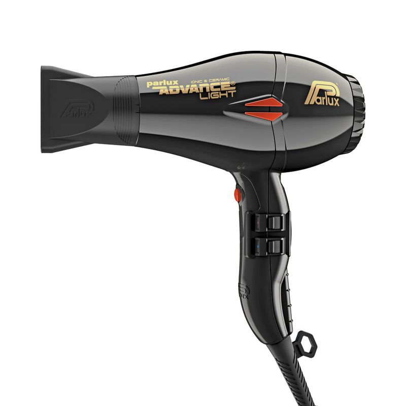 Secador de Cabelo Parlux Advanced 2200W com 2 Velocidades Light Preto 220V