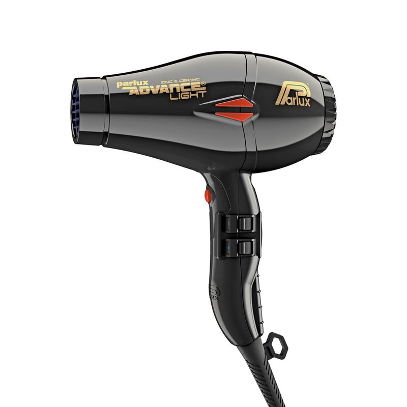 Secador de Cabelo Parlux Advanced 2100W com 2 Velocidades Light Preto 110V