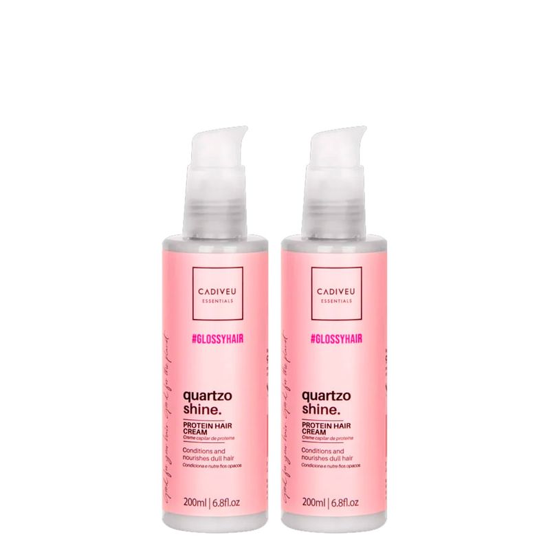 Kit Cadiveu Essentials Quartzo Shine - Proteína de Brilho - 2 Unidades