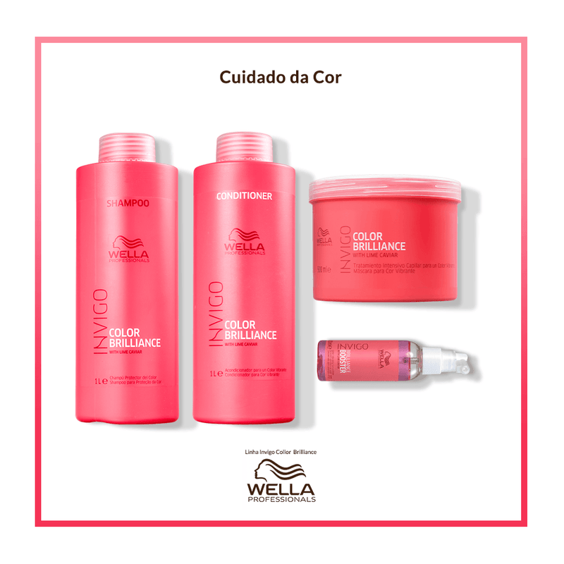 Máscara para Cuidado da Cor Wella Professionals Invigo Color Brilliance 500 ml