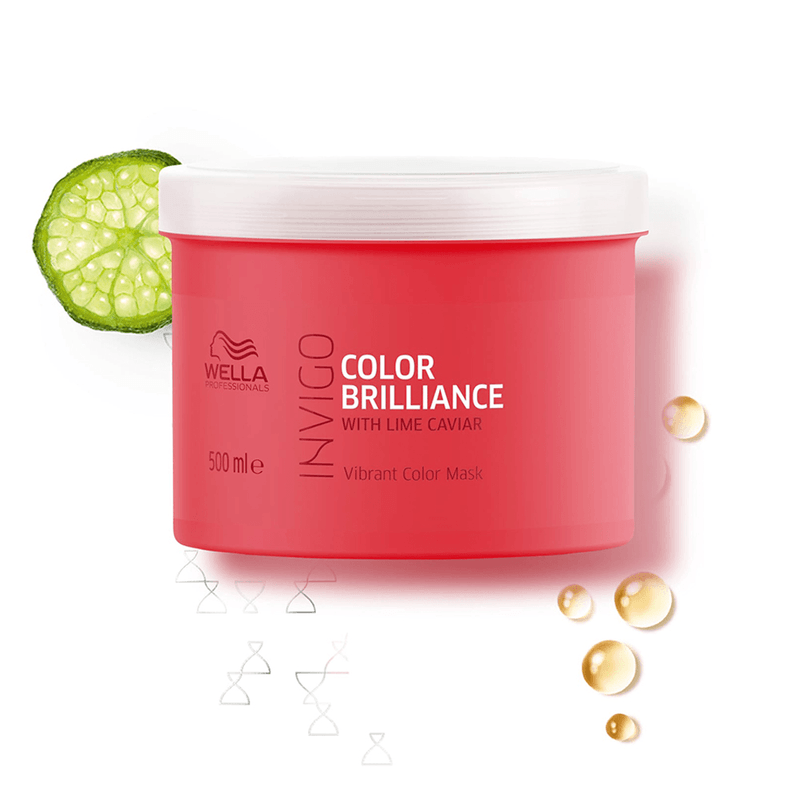 Máscara para Cuidado da Cor Wella Professionals Invigo Color Brilliance 500 ml