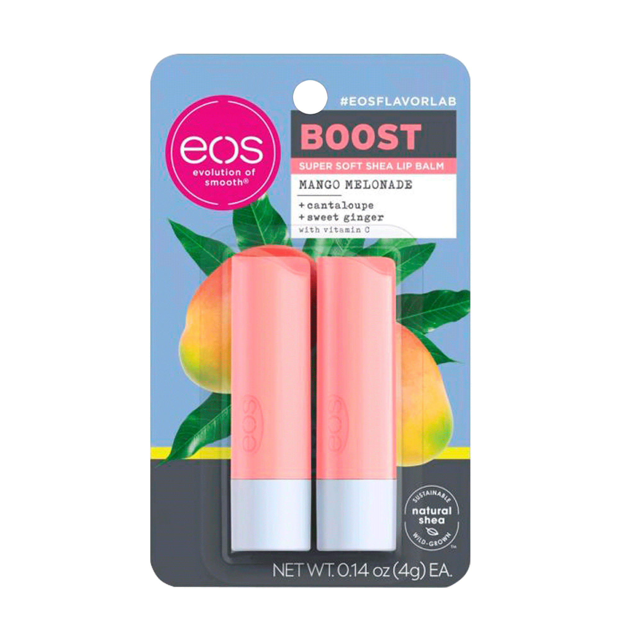 Kit Eos Lip Balm Stick Mango Melonade 2x 4g Extrafarma 2893