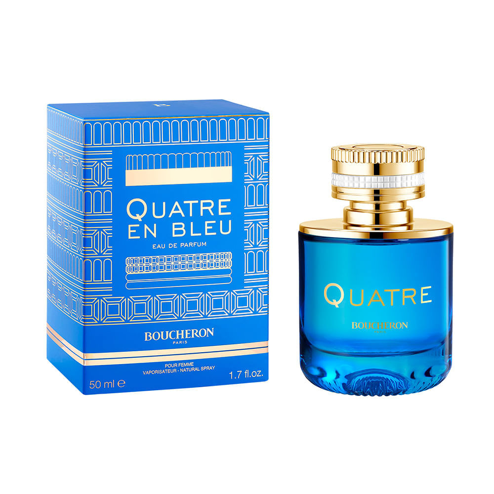 Perfume Boucheron Quatre En Bleu Feminino Eau de Parfum 50 ml - Extrafarma