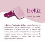 Escova de Cabelo Belliz Flex Pocket Cassis