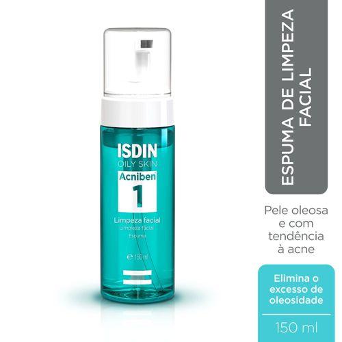 Espuma de Limpeza Facial suave ISDIN Acniben - 150ml