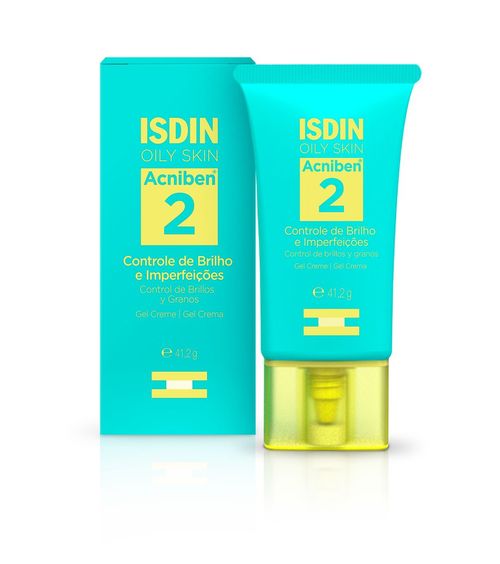 Gel Creme Facial para controle de brilho ISDIN Acniben 41,2g