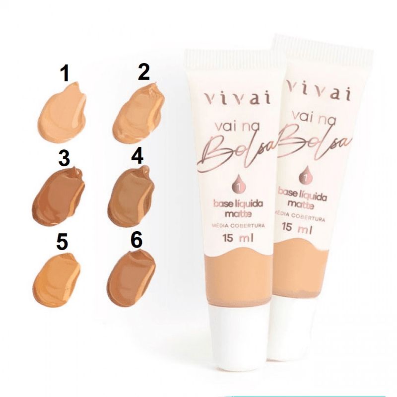 Base Líquida Vai na Bolsa Vivai Cor:04