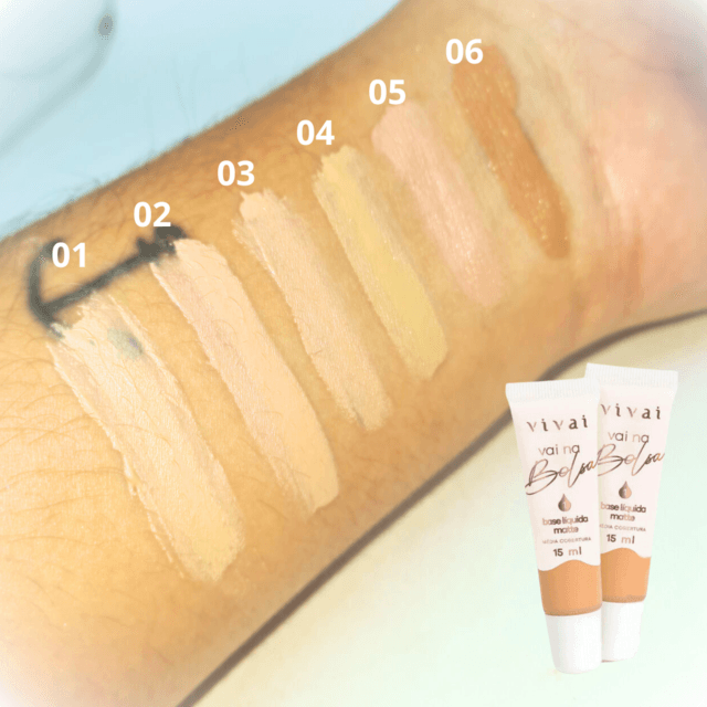 Base Líquida Vai na Bolsa Vivai Cor:04