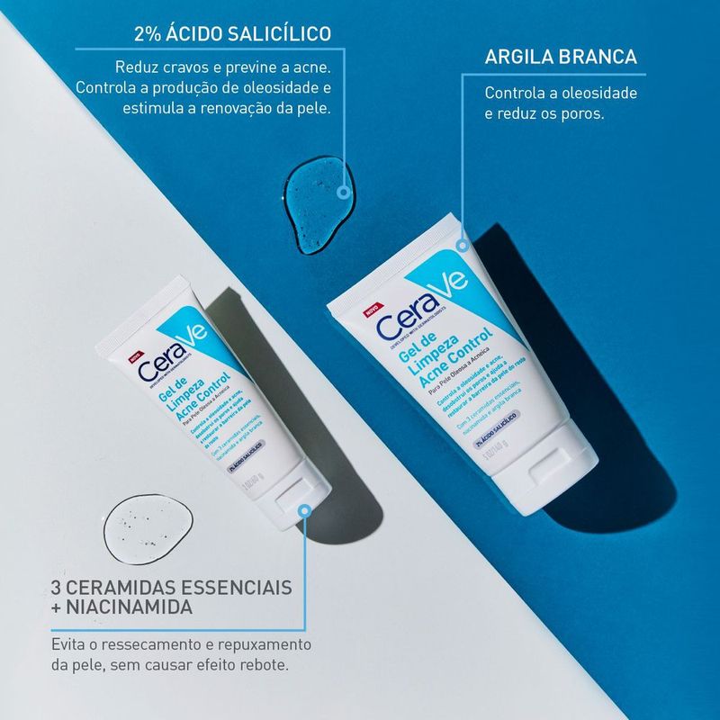 Cerave Gel De Limpeza Acne Control 60g Pague Menos 5423