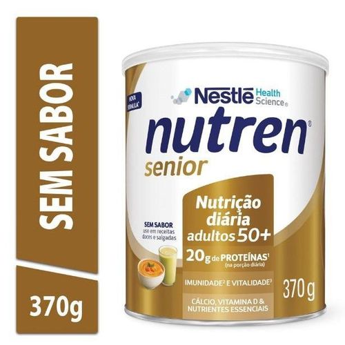 Complemento Alimentar Nutren Senior Sem Sabor 370g