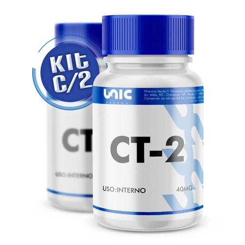 Kit 2 Frascos De Ct-2 Colágeno Tipo Ii 40Mg - 30 Cápsulas (Cada)