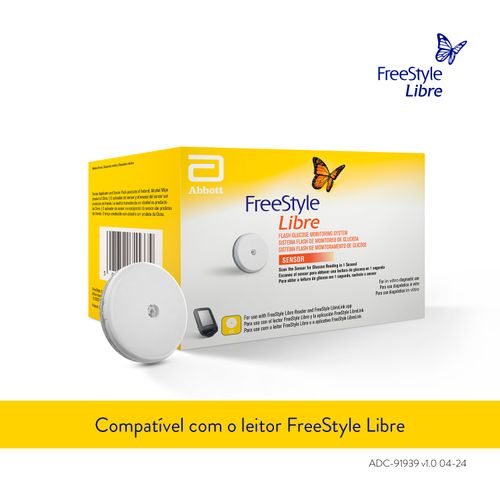Sensor de Glicose Freestyle Libre