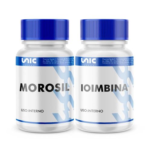 Morosil 500Mg 30 Cáps + Ioimbin 5Mg - 60 Doses