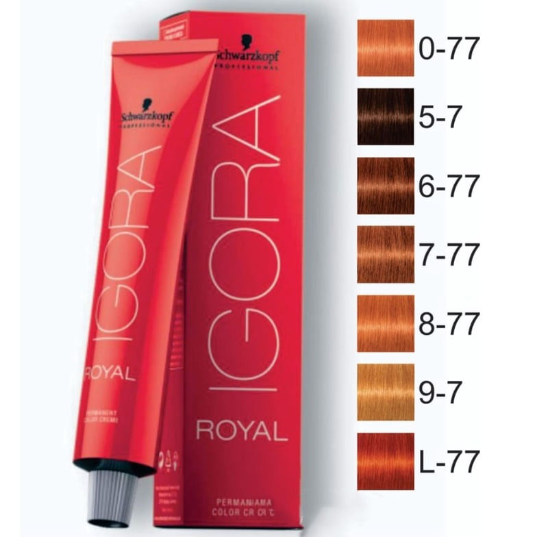 Coloração Schwarzkopf Igora Royal 60ml Cor:0-55 Tom Mistura Dourado
