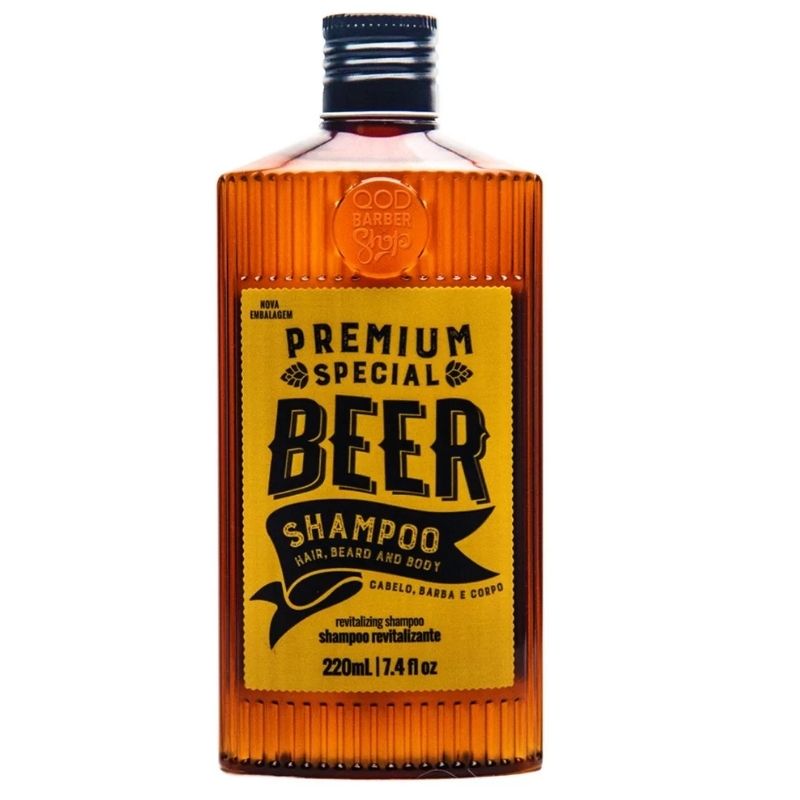 Shampoo Premium Special Beer 220 ml - QOD Barber Shop