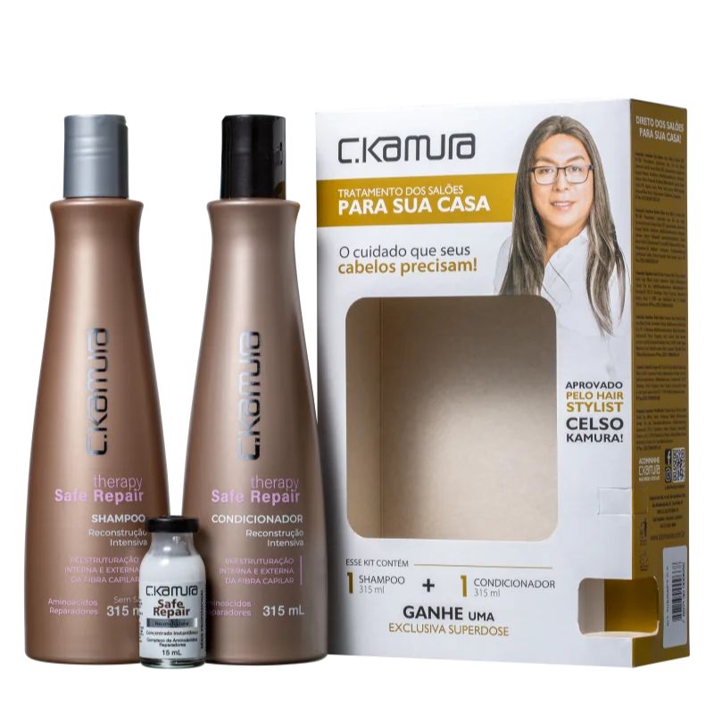 Kit CKamura Therapy Safe Repair (3 Itens) '