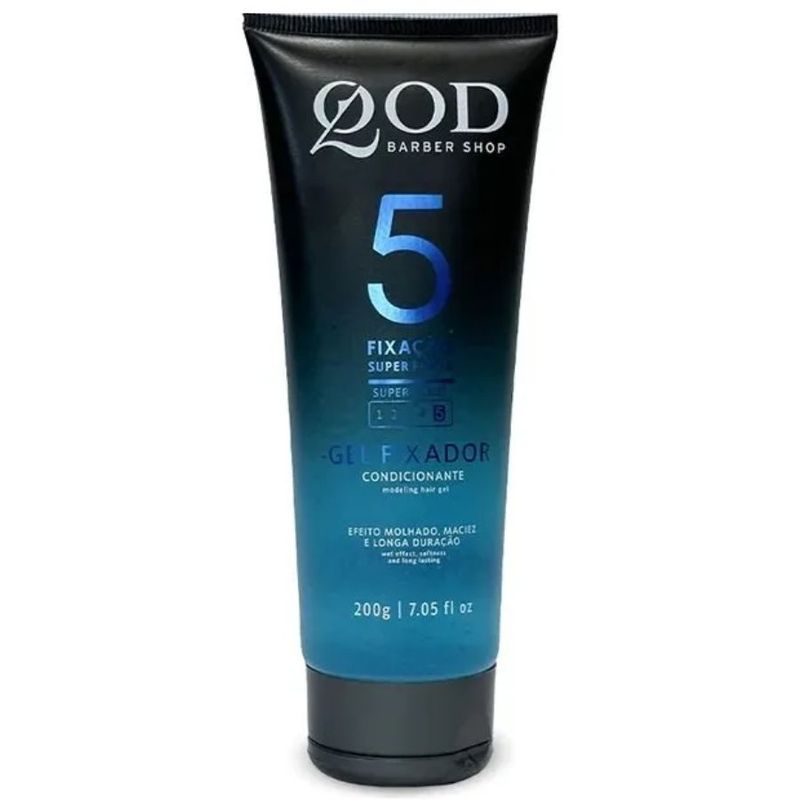 Gel QOD Condicionante Capilar 5 Fixação Super Forte 200g