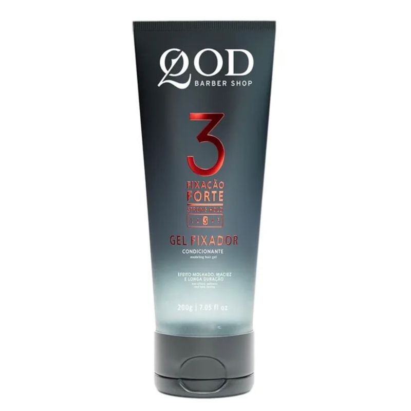 Gel QOD Condicionante Capilar 3 Fixação Forte 200g