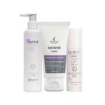 Kit Hidratantes Mantecorp Epidrat - Creme Facial Hidratante 40 g + Creme Corporal Hidratante 200 g + Hidratante Labial FPS 30 5,5 g