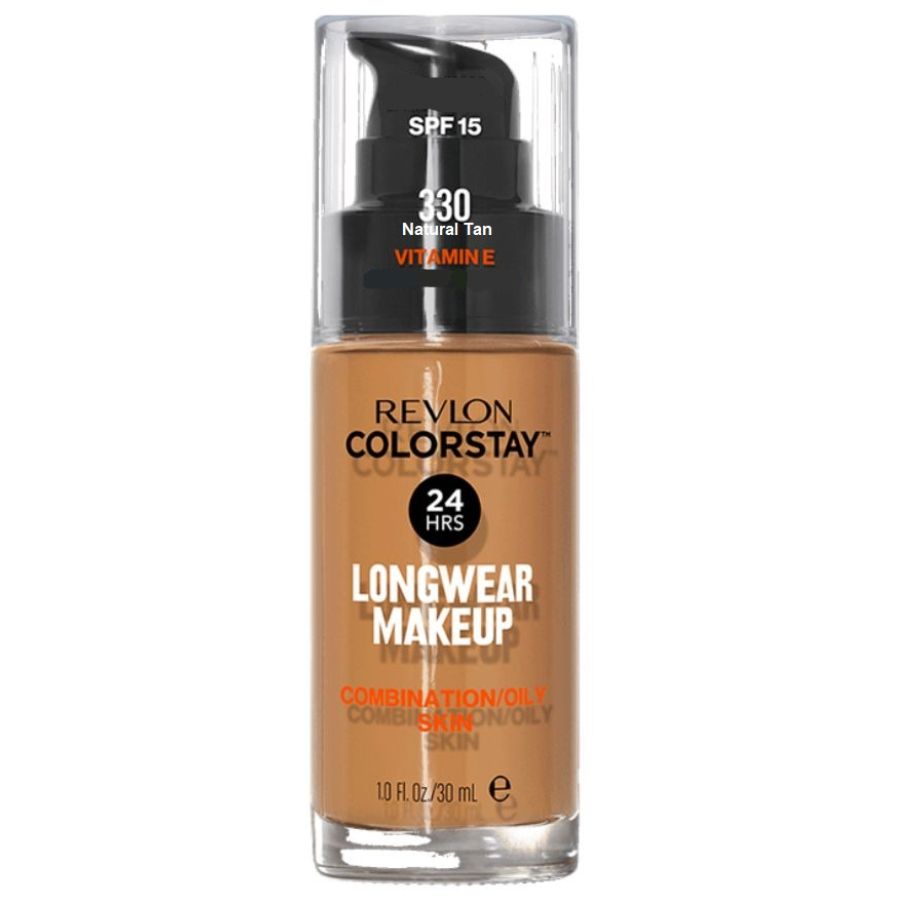 Base Líquida Colorstay Combination / Oily Skin Natural Tan 330 30ml ...