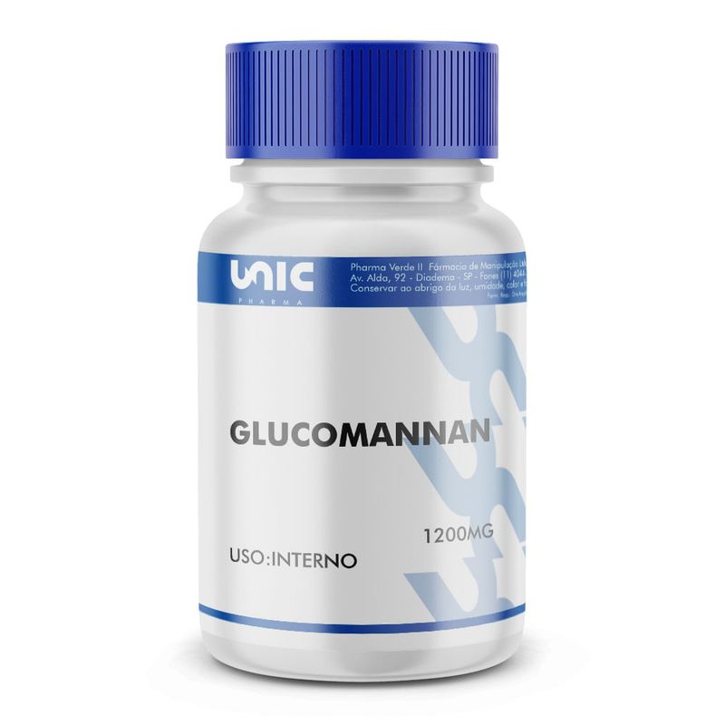 Glucomannan 1200mg 60 Cápsulas
