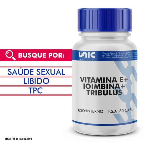 Vitamina E + Ioimbin + Tribulus 60 Doses