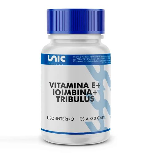 Vitamina E + Ioimbin + Tribulus 60 Doses