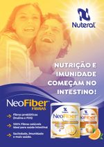 NeoFiber Fibras Laranja , Lata com 333g Sabor Laranja