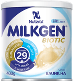 MilkGen Biotic, Lata com 400g Sabor baunilha Complemento Alimentar -  Reforça a Nutrição
