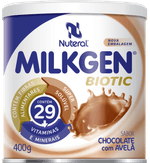MilkGen Biotic, Lata com 400g Sabor Chocolate Complemento Alimentar -  Reforça a Nutrição