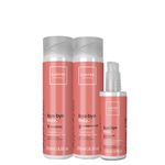 Kit Cadiveu Essentials Bye Bye Frizz- Shampoo 250 ml + Condicionador 250 ml + Leave- in Frizz Kiler 120 ml