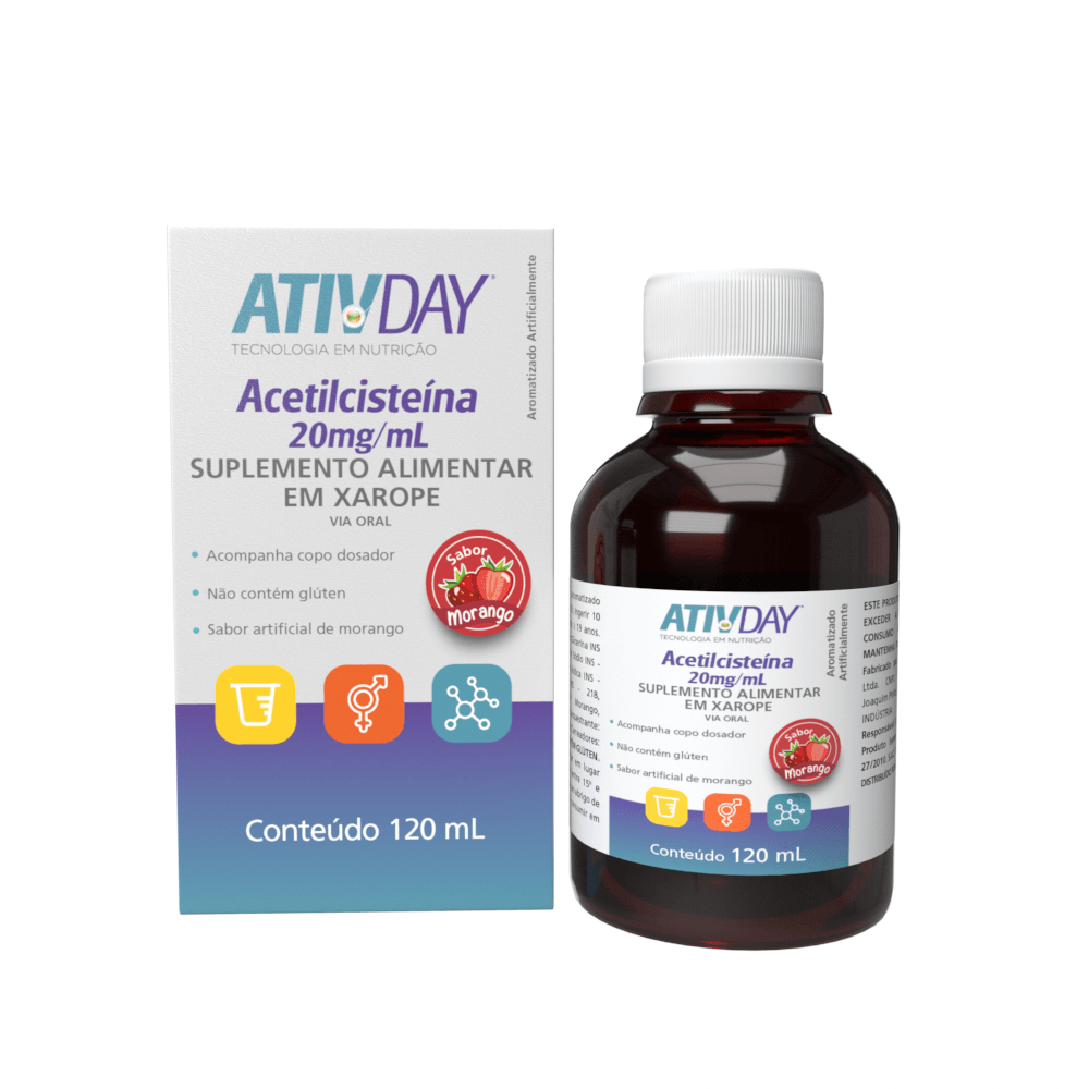Menor preço em Ativday Xarope Acetilcisteina 20mg