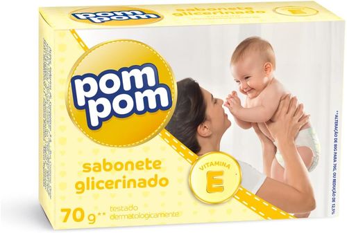 Sabonete Pom Pom Infantil Glicerinado 70g