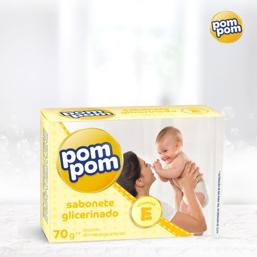 Sabonete Pom Pom Infantil Glicerinado 70g