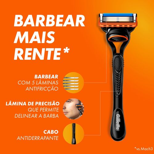 Carga Para Aparelho De Barbear Gillette Fusion 5 2 Unidades