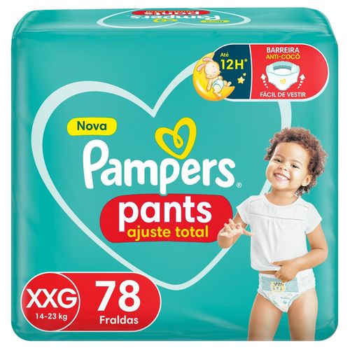 Fralda Pampers Pants Ajuste Total XXG 78 Unidades