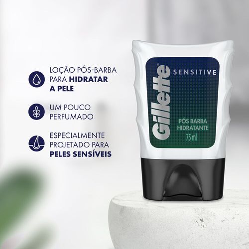 Pós Barba Hidratante Gillette Sensitive 75g