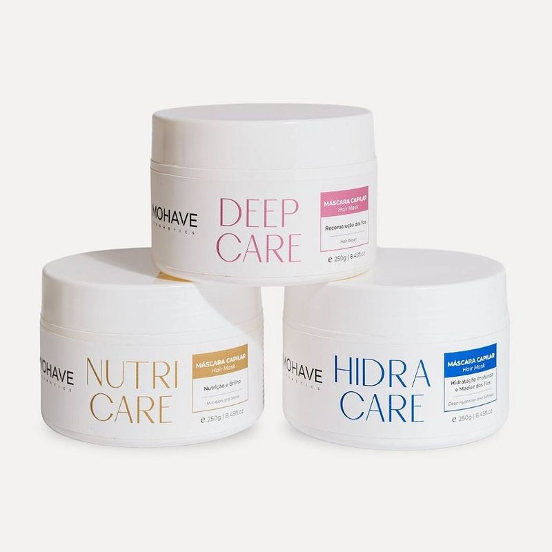 Kit Máscaras de Cronograma Capilar | Mohave