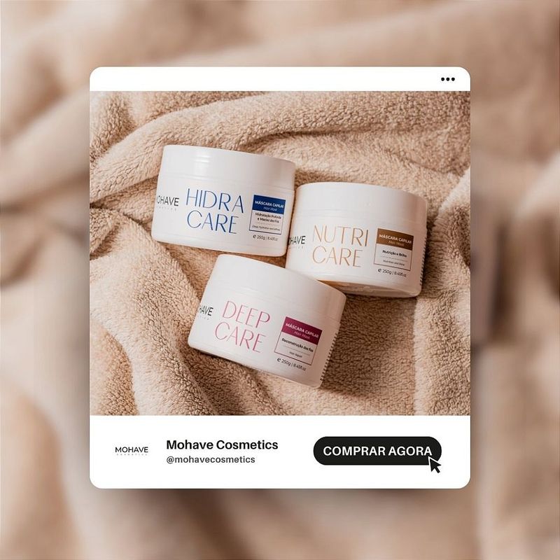 Kit Máscaras de Cronograma Capilar | Mohave