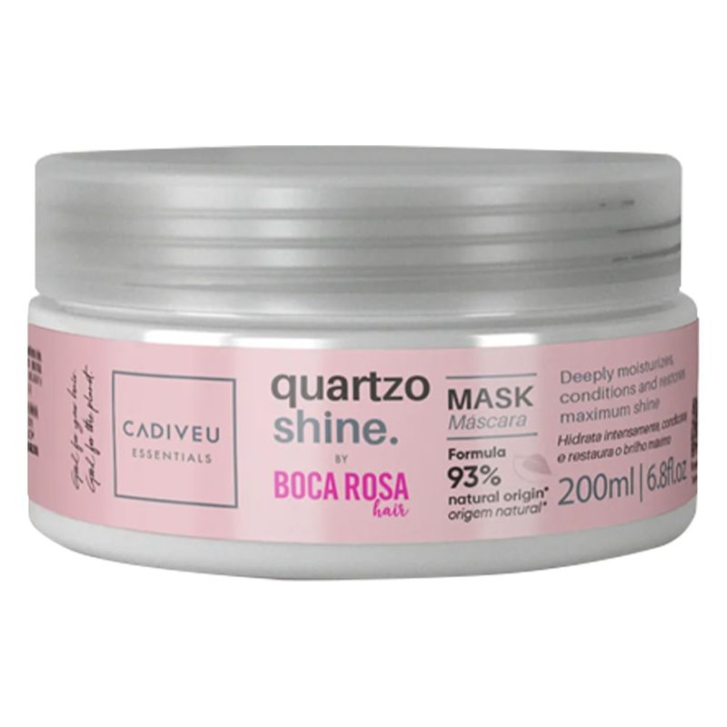 Kit Cadiveu Essentials Quartzo Shine - Shampoo 250 ml + Condicionador 250 ml- + Máscara de Brilho 200 ml + Fluído 200 ml
