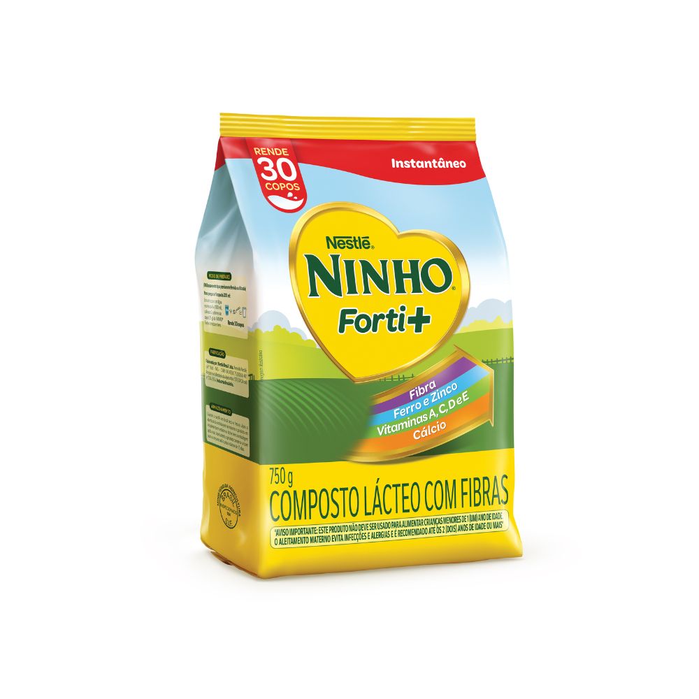 Composto Lácteo NINHO Forti+ Fibras Sachê 750g é boa?