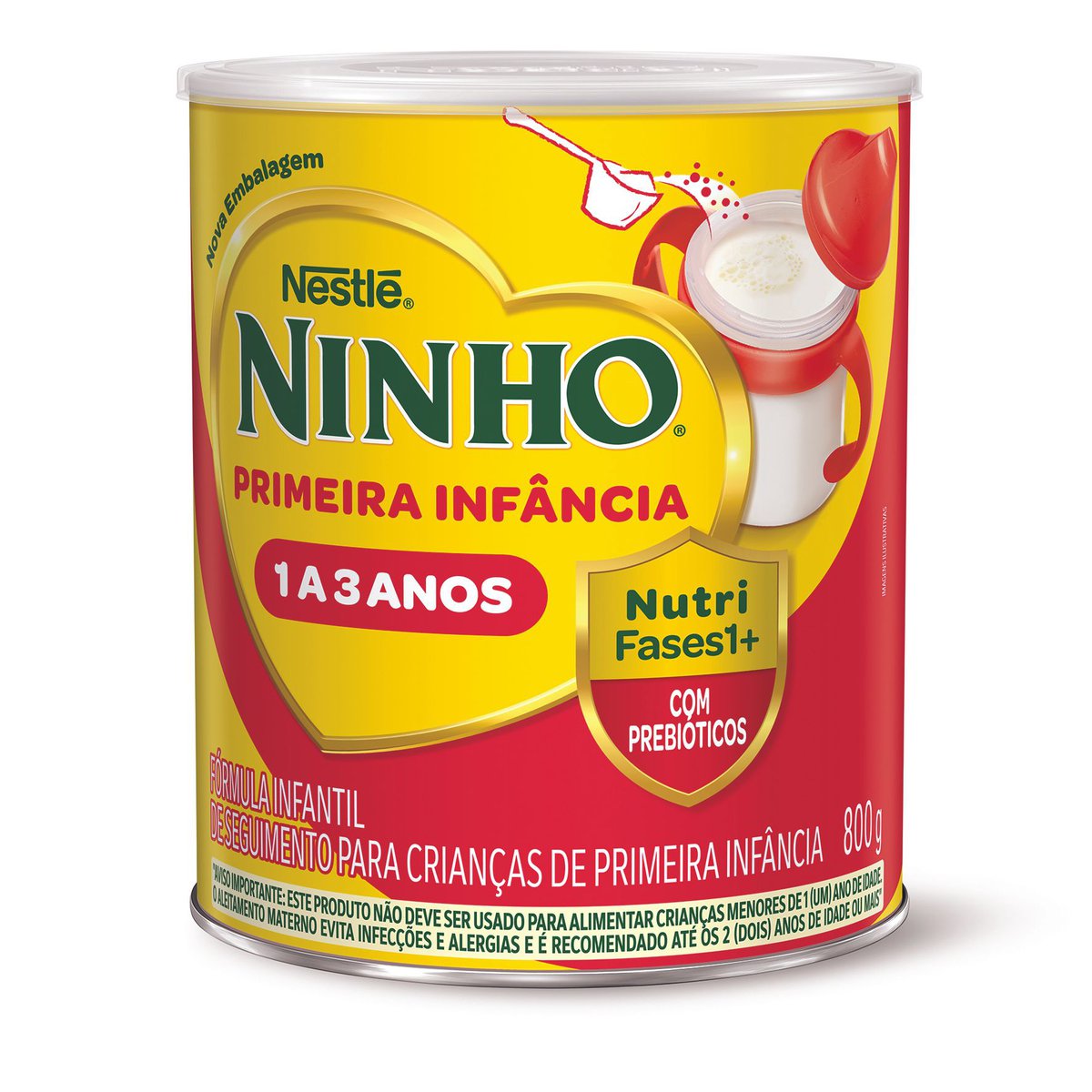 Fórmula Infantil Ninho Primeira Infância NutriFases1+ 1 a 3 Anos 800g é boa?