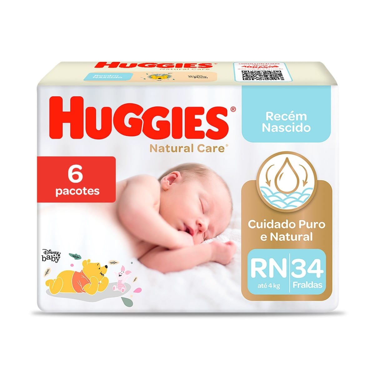 Foto da Fralda Huggies Supreme Care Rn - 34 Unidades