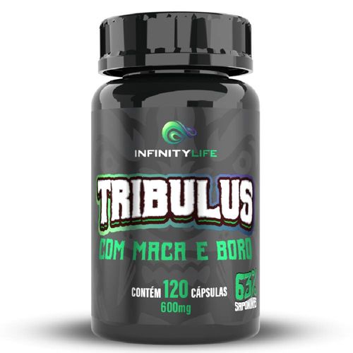 Tribulus Terrestris 63% com Maca Peruana e Boro 120 cápsulas - Infinity Life