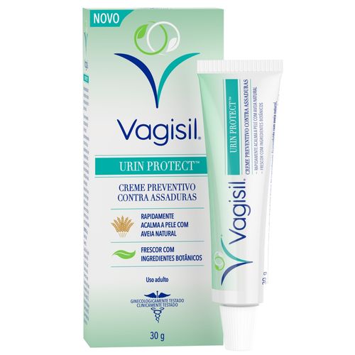 Creme Preventivo Contra Assaduras Vagisil Urin Protect 30g