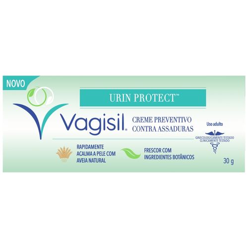 Creme Preventivo Contra Assaduras Vagisil Urin Protect 30g