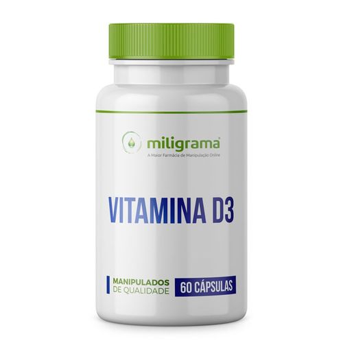 Vitamina D3 10.000UI 60 Cápsulas